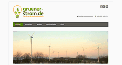Desktop Screenshot of gruener-strom.de