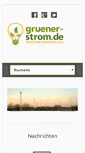 Mobile Screenshot of gruener-strom.de